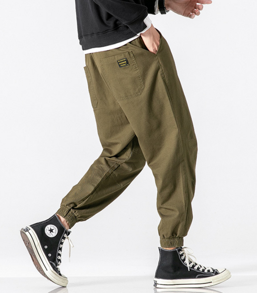 Pantalones Casuales Hombre Primavera Estilo Hong Kong - Corte Clásico Sólido - Image 5
