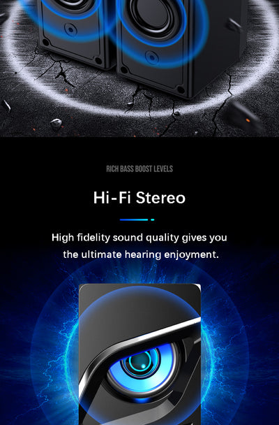 Barra de Sonido Bluetooth Compacta para Computadora de Escritorio - Image 16