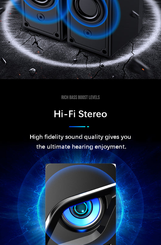 Barra de Sonido Bluetooth Compacta para Computadora de Escritorio - Image 16