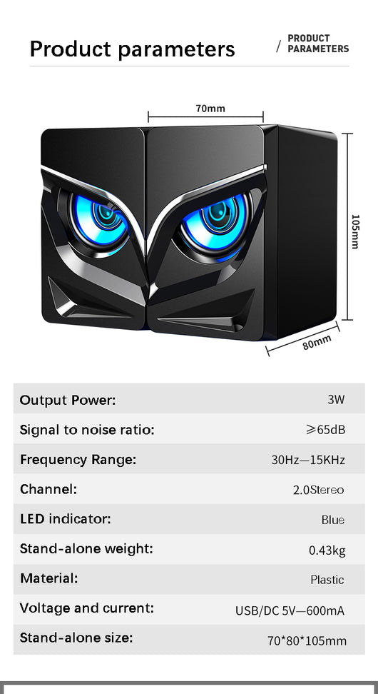 Barra de Sonido Bluetooth Compacta para Computadora de Escritorio - Image 20