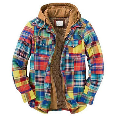 Chaqueta Hoodie Suelta Estampada - Image 4
