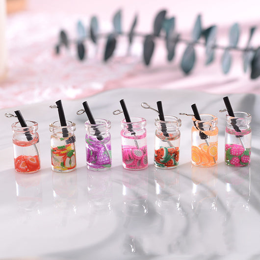 Accesorios para Aretes DIY - Diseños de Frutas y Bebidas - Image 7