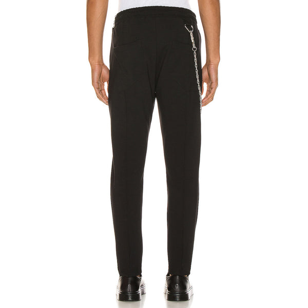 Pantalones con Cordón y Cadena Decorativa de Contraste
