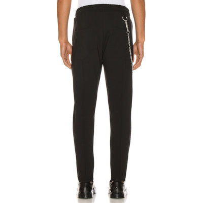 Pantalones con Cordón y Cadena Decorativa de Contraste