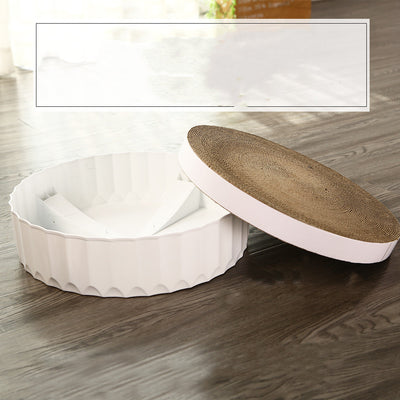 Rascador Circular de Cartón Corrugado para Gatos - Afilador de Uñas - Image 4