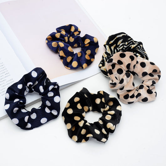 Aro para Cabello con Estampado Leopardo Vintage - Accesorio de Tela - Image 3