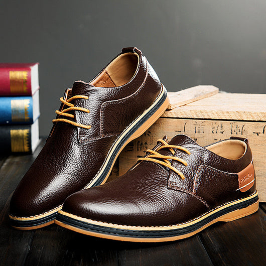 Oxfords Rippled Leather Leu - Image 5