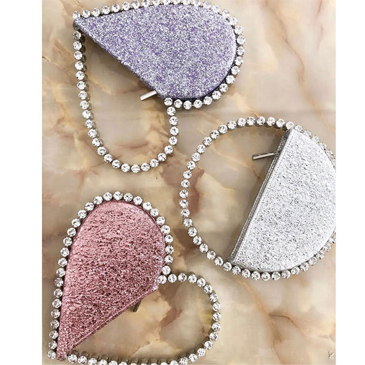 Bolso de Noche Corazón en Diamante - Clutch Elegante para Eventos - Image 14
