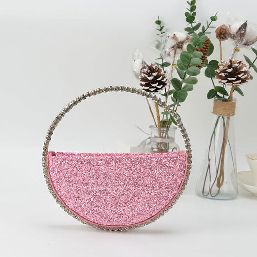 Bolso de Noche Corazón en Diamante - Clutch Elegante para Eventos - Image 6