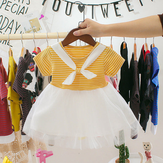 Vestido de Princesa Infantil con Malla - Diseño Cartoon para Fiestas de Cumpleaños - Image 5