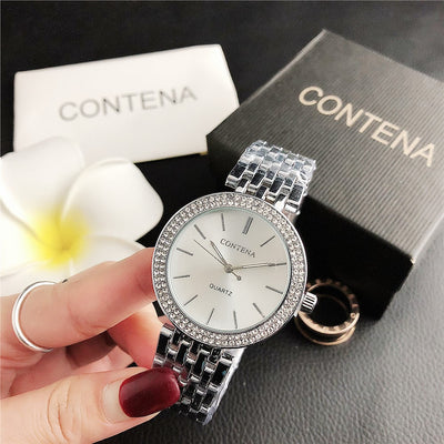 Reloj de Acero Inoxidable para Mujer con Movimiento de Cuarzo - Image 9