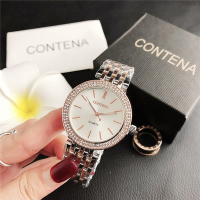 Reloj de Acero Inoxidable para Mujer con Movimiento de Cuarzo - Image 4