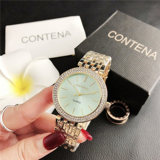 Reloj de Acero Inoxidable para Mujer con Movimiento de Cuarzo - Image 2