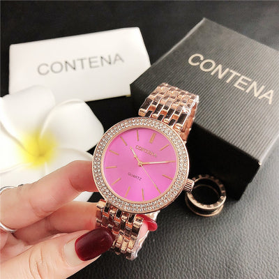 Reloj de Acero Inoxidable para Mujer con Movimiento de Cuarzo - Image 8