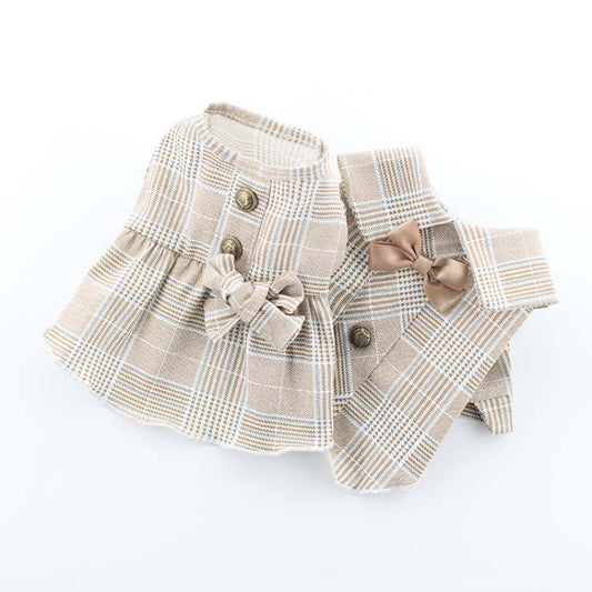 Disfraz de Mascota Elegante - Traje Khaki para Perro y Gato - Image 2