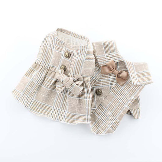 Disfraz de Mascota Elegante - Traje Khaki para Perro y Gato - Image 2