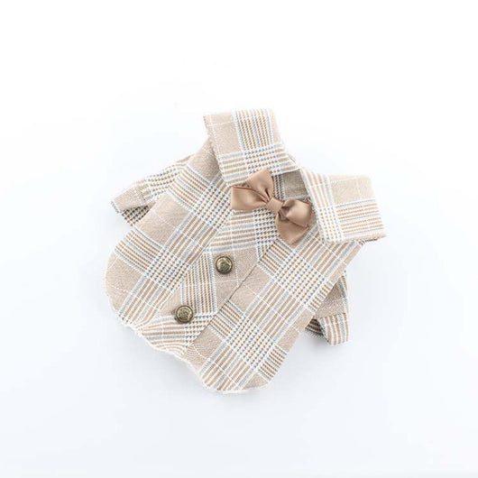 Disfraz de Mascota Elegante - Traje Khaki para Perro y Gato - Image 4