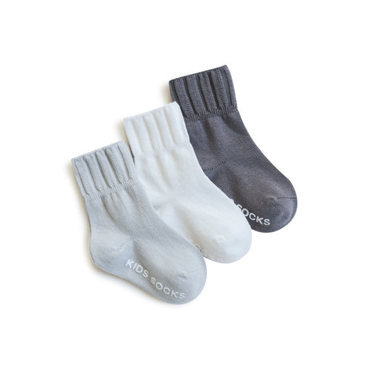 Set de Calcetines Infantiles Primavera Verano Antideslizantes Colores Sólidos y Rayas - Image 5