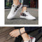 Zapatillas Canvas a Cuadros Tendencia Coreana para Hombre
