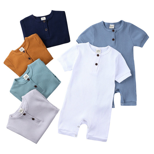 Pijama Gateador de Rayas para Bebé - Ropa Cómoda y Práctica
