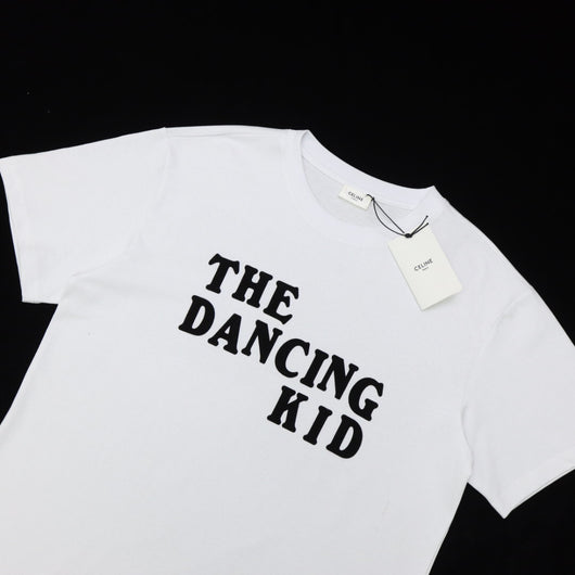 Camiseta de Algodón Puro con Estampado de Letras - Unisex Cuello Redondo Manga Corta - Image 20