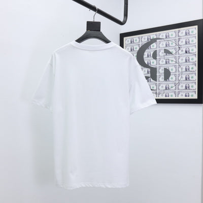 Camiseta de Algodón Puro con Estampado de Letras - Unisex Cuello Redondo Manga Corta - Image 27