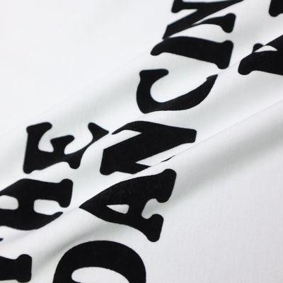 Camiseta de Algodón Puro con Estampado de Letras - Unisex Cuello Redondo Manga Corta - Image 29