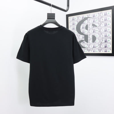 Camiseta de Algodón Puro con Estampado de Letras - Unisex Cuello Redondo Manga Corta - Image 9