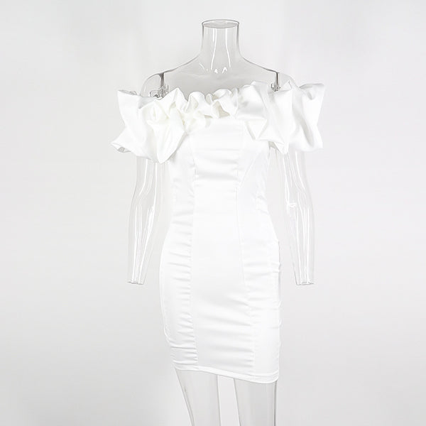 Vestido Tubo Ajustado sin Tirantes en Colores Sólidos - Image 24