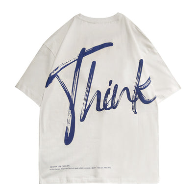 Camiseta Blanca Suelta Casual para Hombre - Versátil y Cómoda - Image 7