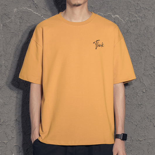 Camiseta Blanca Suelta Casual para Hombre - Versátil y Cómoda - Image 8