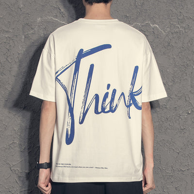 Camiseta Blanca Suelta Casual para Hombre - Versátil y Cómoda - Image 12