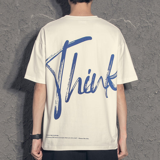 Camiseta Blanca Suelta Casual para Hombre - Versátil y Cómoda - Image 12