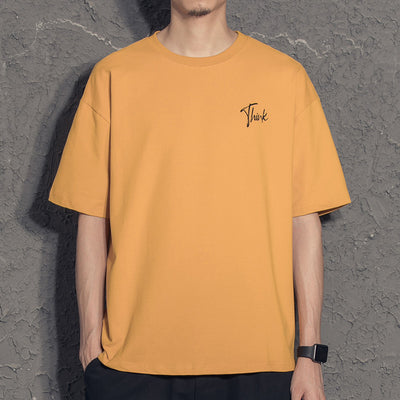 Camiseta Blanca Suelta Casual para Hombre - Versátil y Cómoda - Image 4