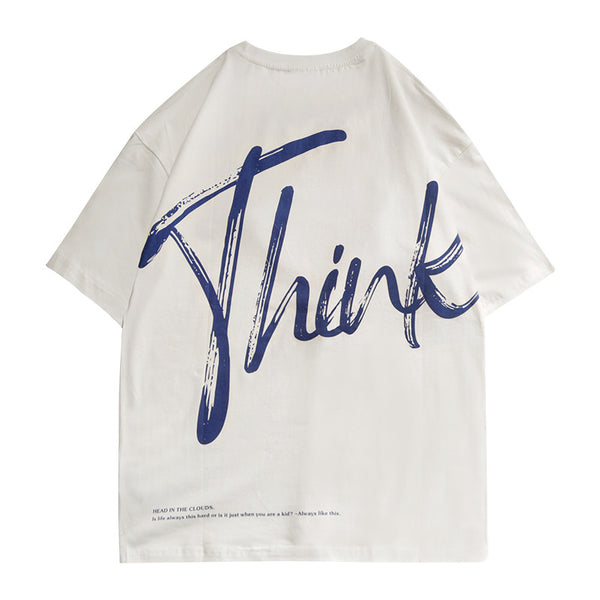 Camiseta Blanca Suelta Casual para Hombre - Versátil y Cómoda