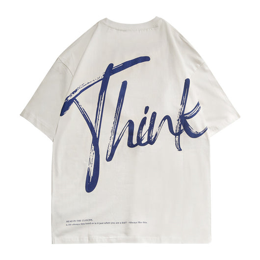 Camiseta Blanca Suelta Casual para Hombre - Versátil y Cómoda