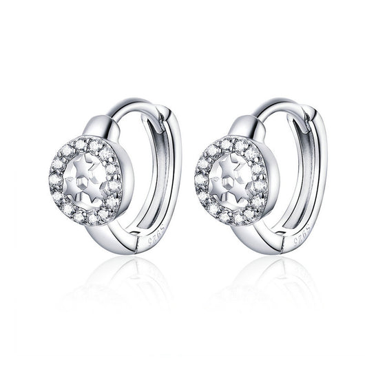 Aretes de Platino Elegancia Minimalista - Image 4