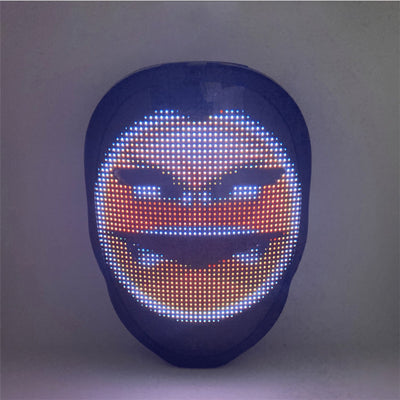 Máscara LED Inteligente con Control por App - Diseño Personalizable para Fiestas y Eventos - Image 21