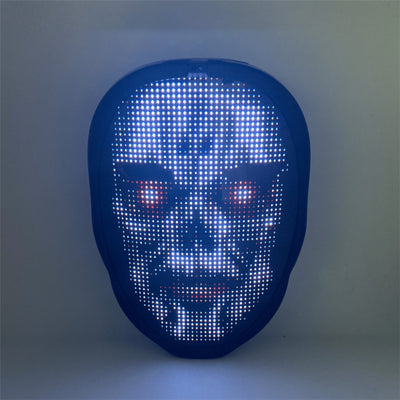 Máscara LED Inteligente con Control por App - Diseño Personalizable para Fiestas y Eventos - Image 23