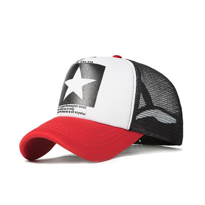 Gorra de Malla con Estrella Hip-hop Estilo Europeo Americano - Image 18