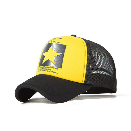 Gorra de Malla con Estrella Hip-hop Estilo Europeo Americano - Image 5