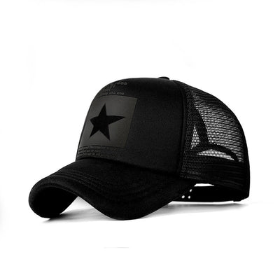 Gorra de Malla con Estrella Hip-hop Estilo Europeo Americano - Image 4