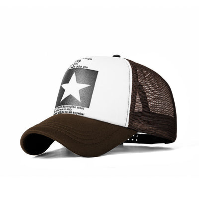 Gorra de Malla con Estrella Hip-hop Estilo Europeo Americano - Image 7