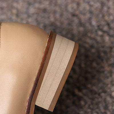 Mocasines de Tacón Grueso con Punta Redonda - Image 13