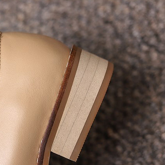 Mocasines de Tacón Grueso con Punta Redonda - Image 13