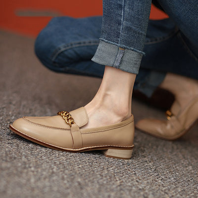 Mocasines de Tacón Grueso con Punta Redonda - Image 4