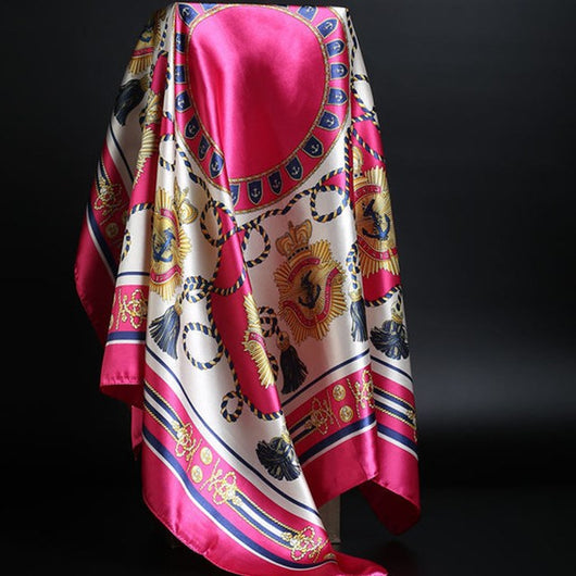 Pañuelo de Seda Estampado Leopardo para Mujer - Foulard Cuadrado Versátil - Image 33