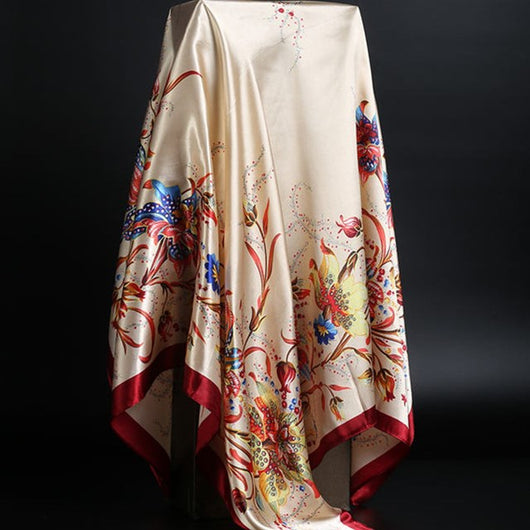 Pañuelo de Seda Estampado Leopardo para Mujer - Foulard Cuadrado Versátil - Image 38
