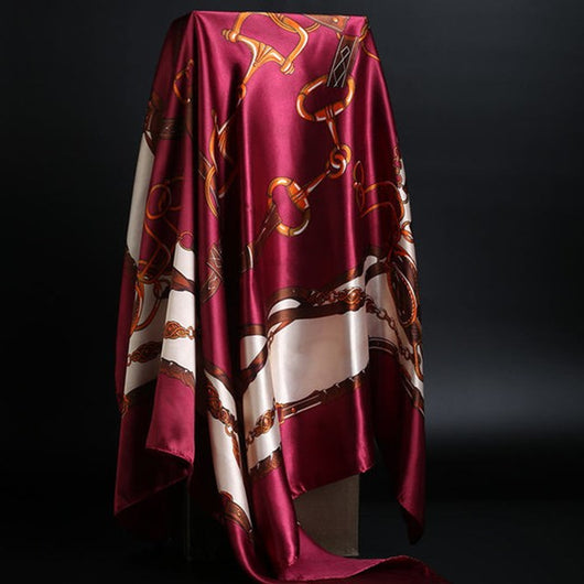 Pañuelo de Seda Estampado Leopardo para Mujer - Foulard Cuadrado Versátil - Image 41