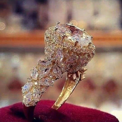 Anillo de Diamante Estilo Europeo Americano para Mujer - Image 3